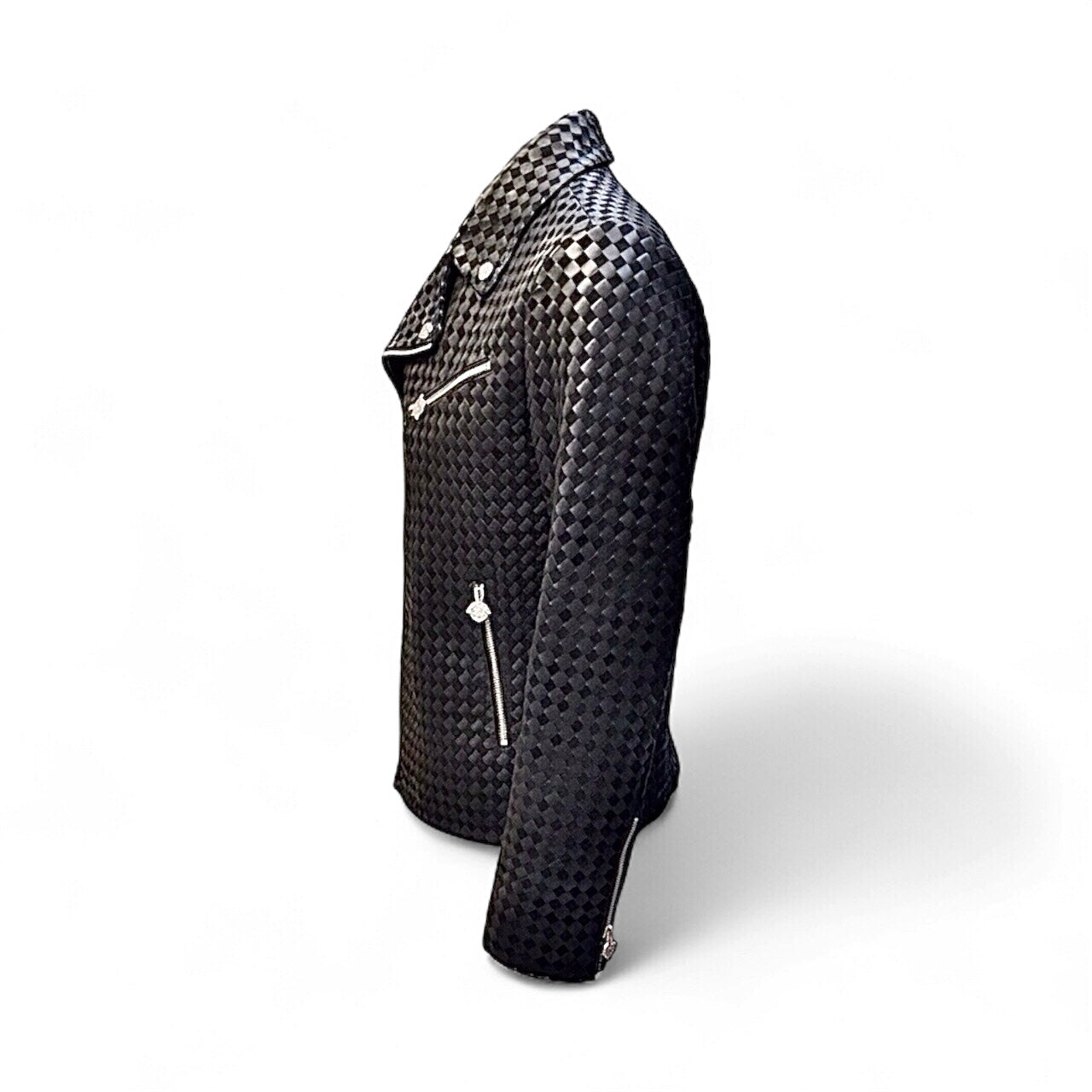 CANADA SANSAR | Limited Edition Intrecciato Lamb Leather Jacket