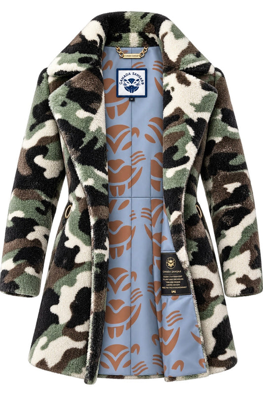 CAMO SIGNATURE SHEARLING COAT
NEW ERA COLLECTION 2026–27