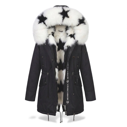 ICONIC Triple-Stars Fox Fur Parka