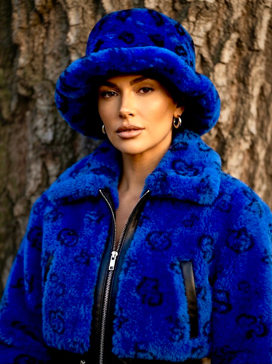 NEW ERA COLLECTION 2026–27
Luxury Royal Blue CS Monogram Shearling Hat.