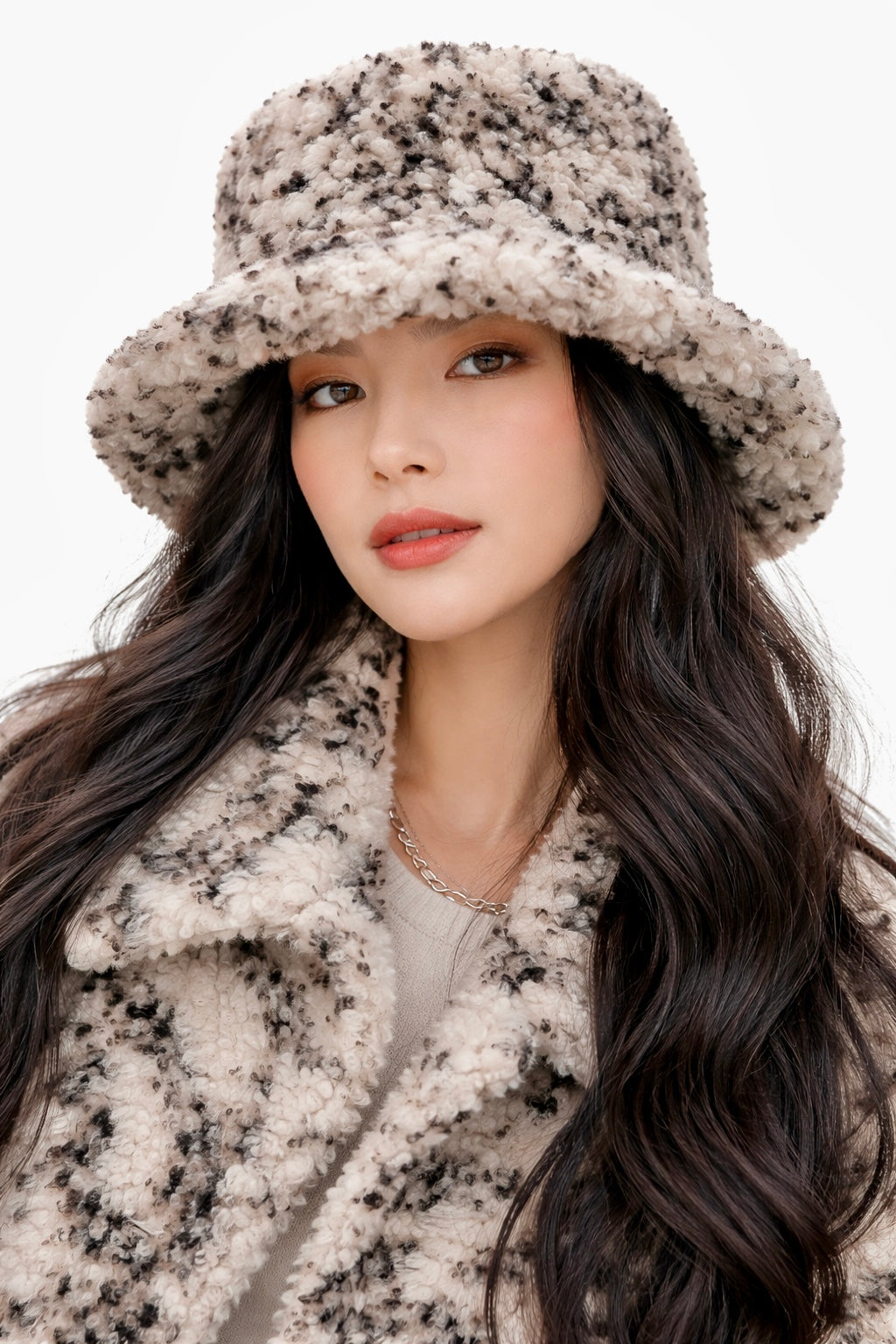 2026 New Era Collection Macchiato Espresso Lamb Shearling Fur Hat