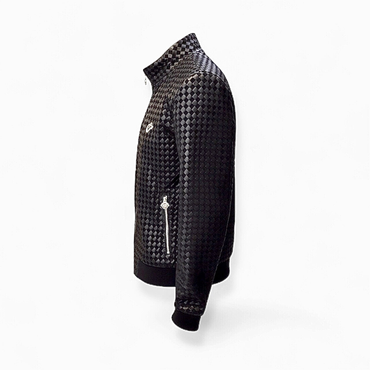 Intrecciato Lamb Leather Jacket