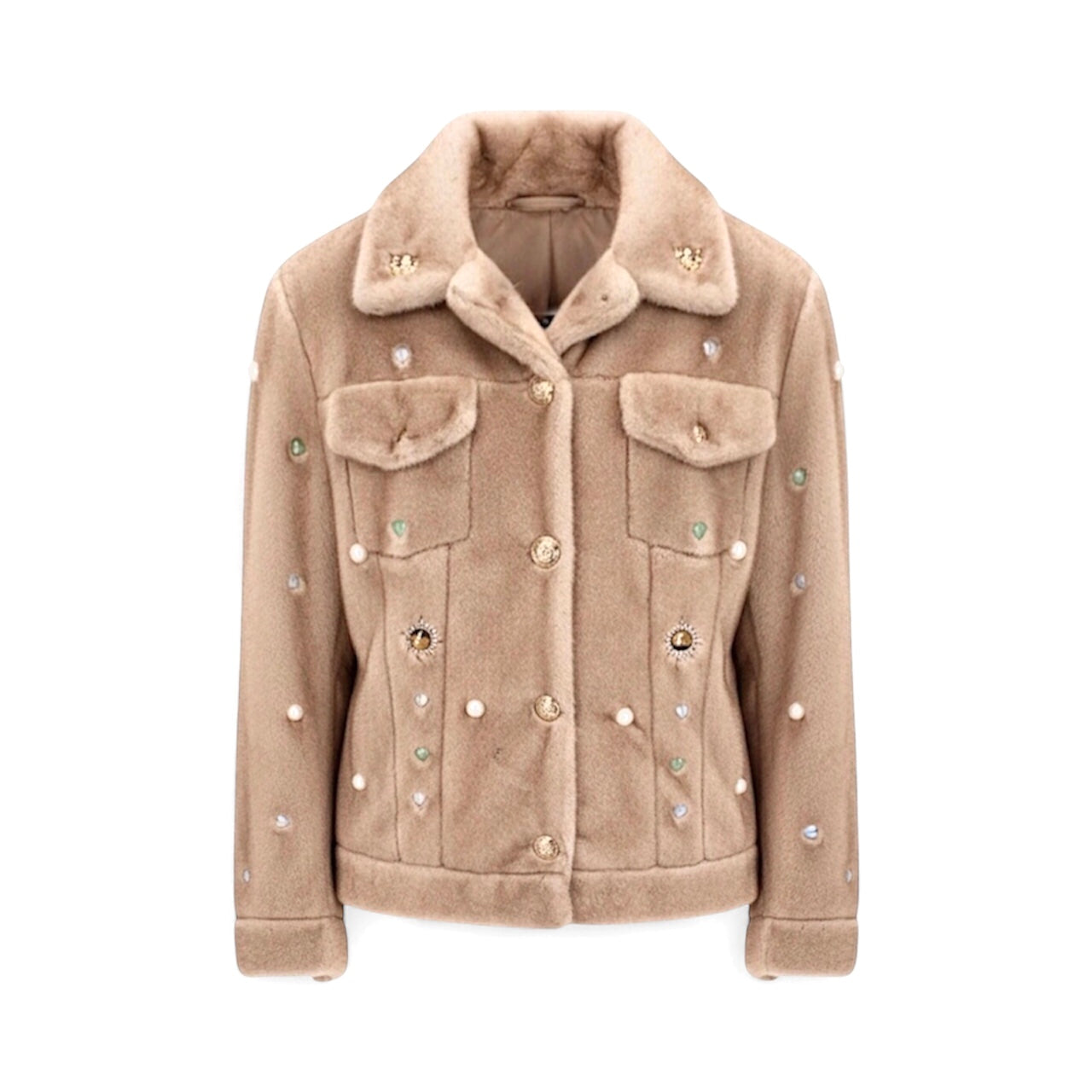 ICONIC Light-gold Natural Mink Fur Coat Made-to-Order