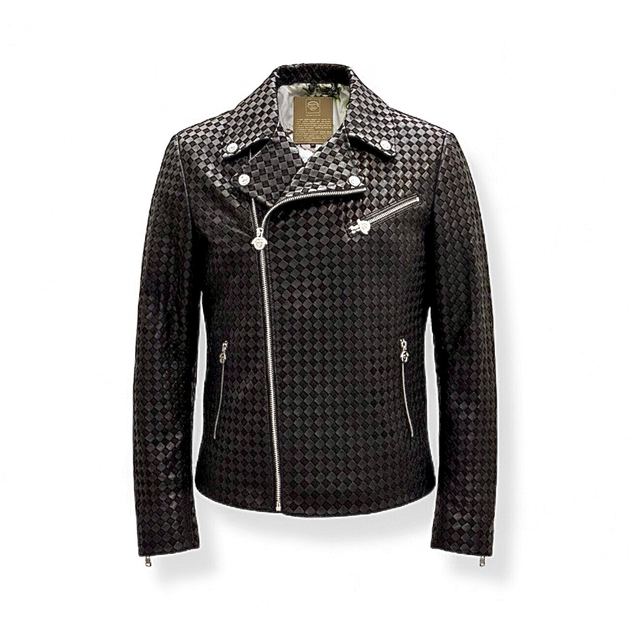 CANADA SANSAR | Limited Edition Intrecciato Lamb Leather Bicker Jacket