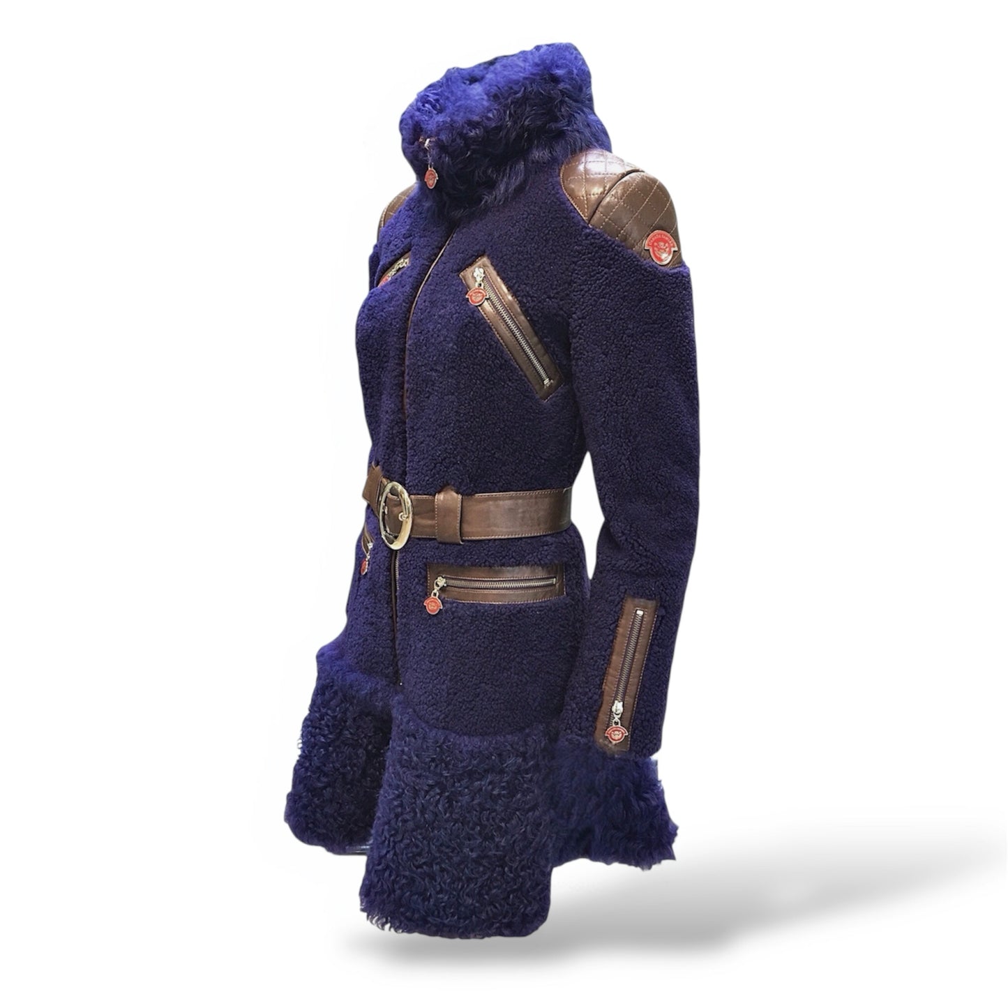 2026 New Era collection.                           The Amethyst Wave Toscana
Handcrafted Italian Lightweight Shearing Fur Coat.