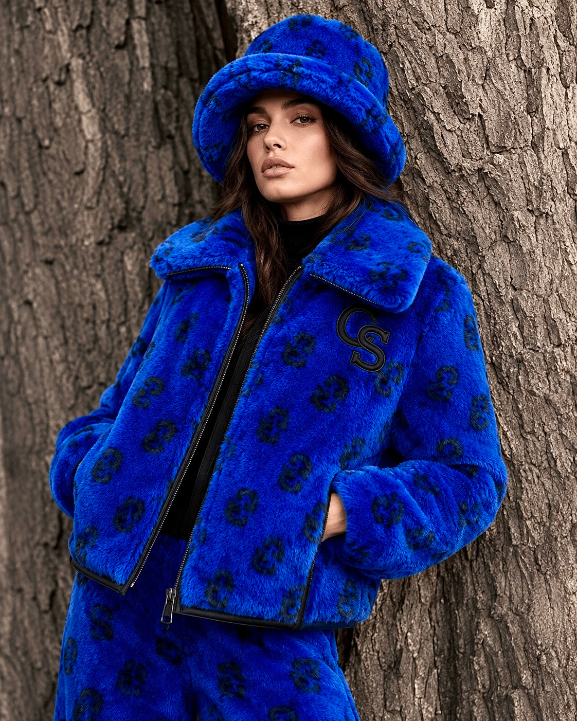 NEW ERA COLLECTION 2026–27
Luxury Royal Blue CS Monogram Shearling Hat.