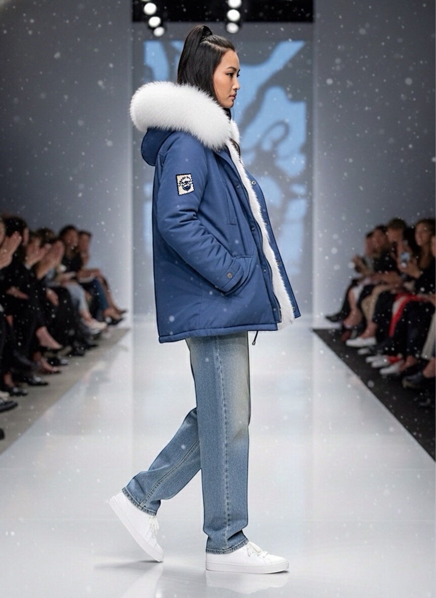 Iconic Classic Fur Parka: Masterpiece for Extreme Cold.