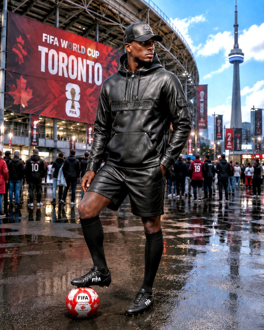 New Era Collection 2026-27.                 Luxury Lightweight Lamb Leather Anorak Hoodie Jacket.
