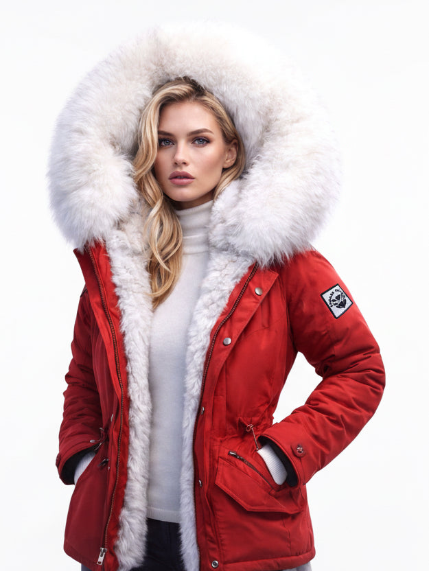 Iconic Classic Fur Parka: Masterpiece for Extreme Cold.