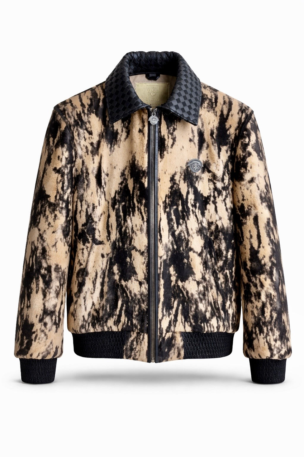 2026 New Era Collection                         Iconic Ultra-Luxurious Customized Baby Pony Hair/Lamb woven Leather Jacket.