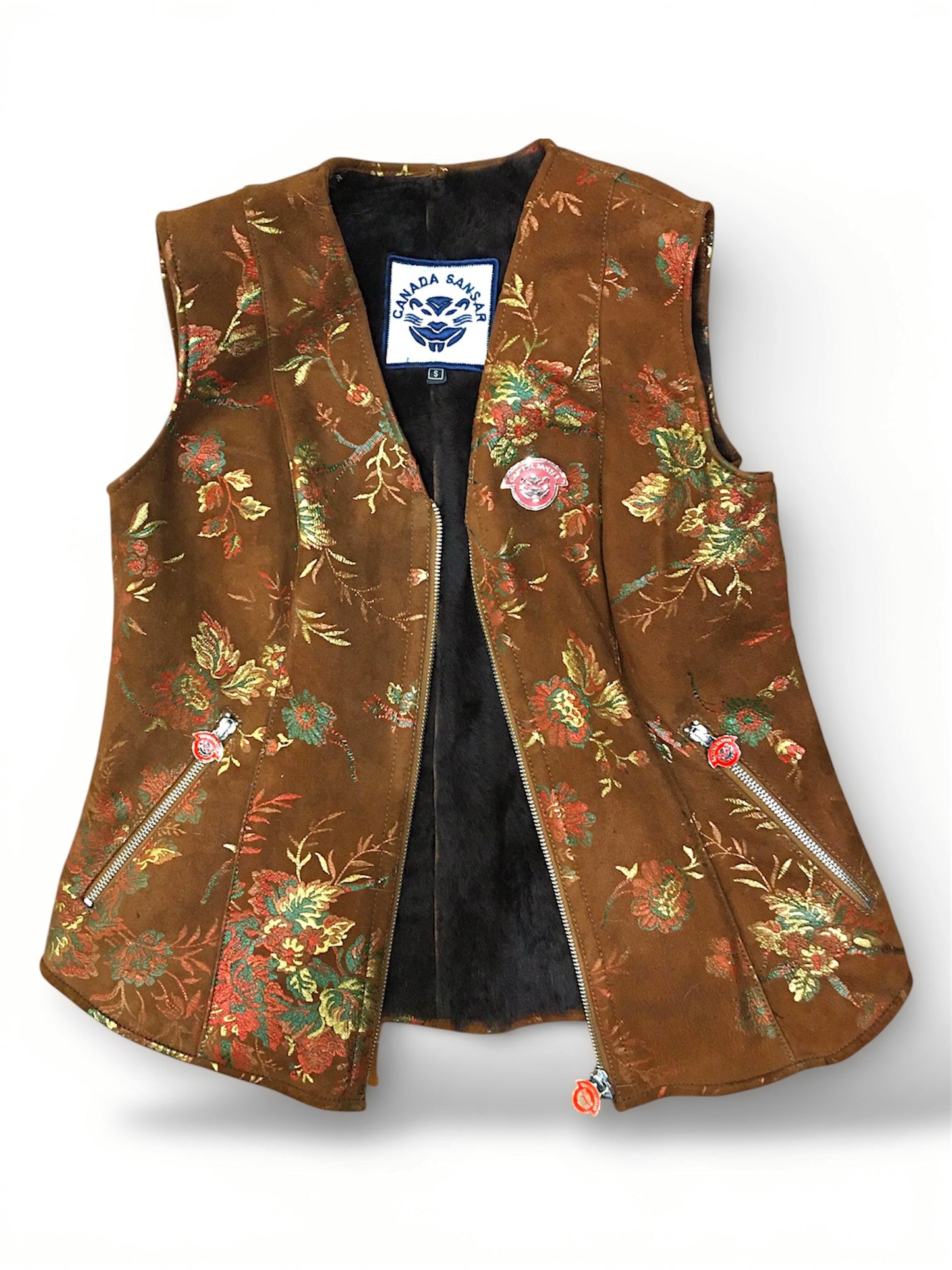 The Metallic Floral Embossed Lamb Shearling Vest
Where Heritage Craft Meets Avant-Garde Art