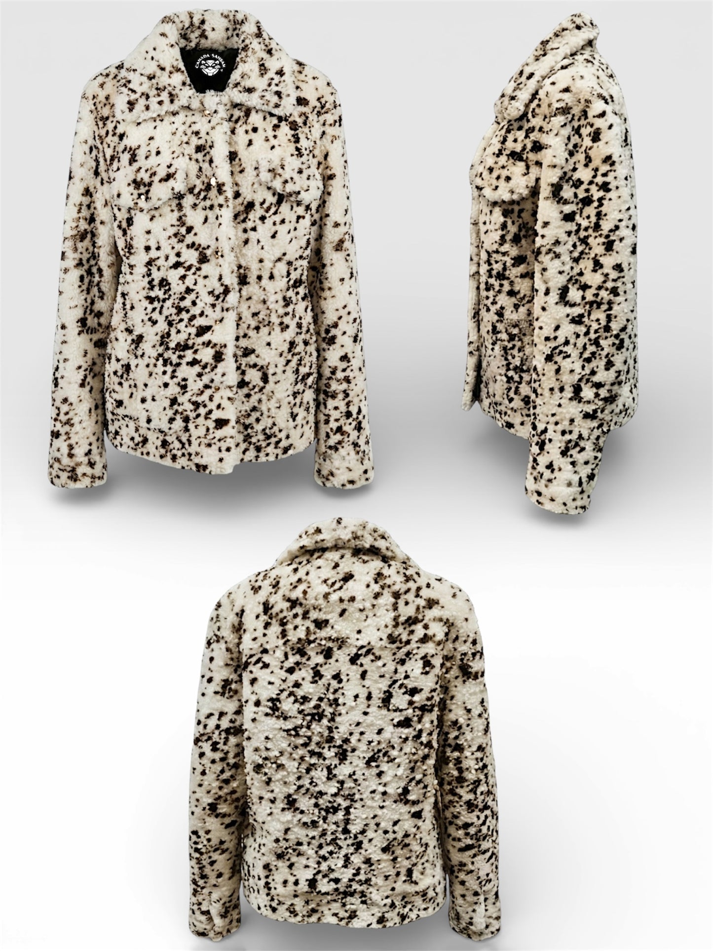 CANADA SANSAR | 2026 New Era Collection

Introducing the "Caffè di Roma" Macchiato Lamb Shearling Printed Fur Jacket
