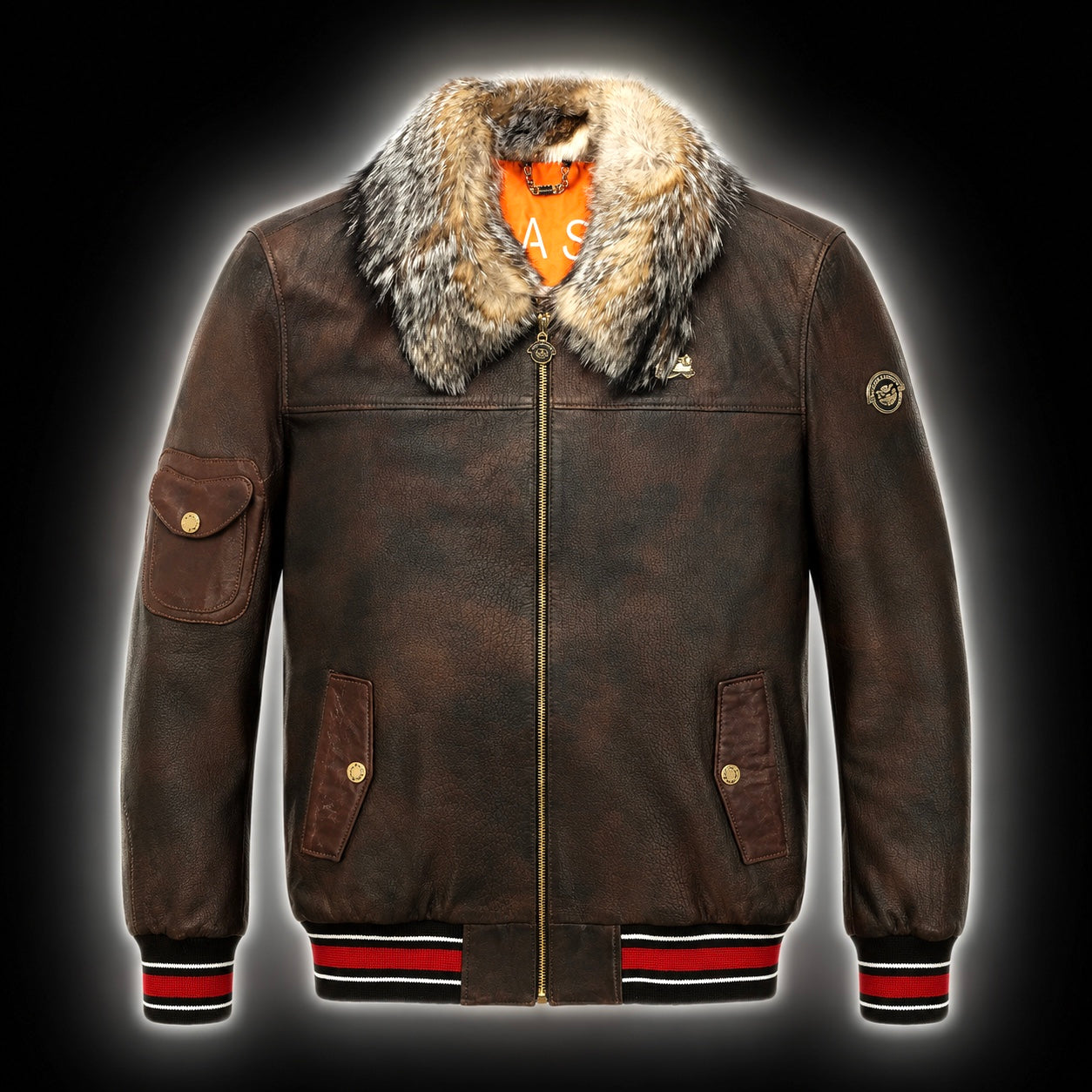 CANADA SANSAR — “Artisanal Wolf” Bomber Jacket.
