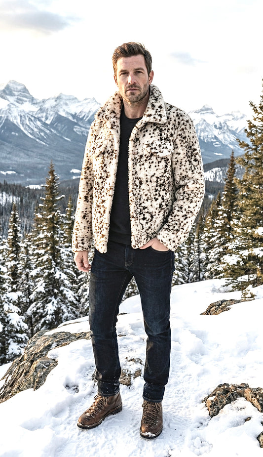 CANADA SANSAR | 2026 New Era Collection

Introducing the "Caffè di Roma" Macchiato Lamb Shearling Printed Fur Jacket