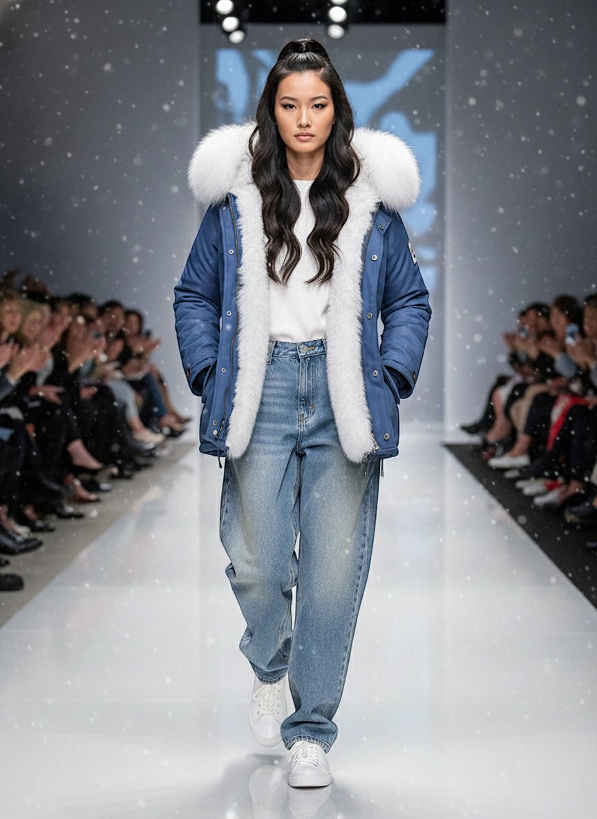 Iconic Classic Fur Parka: Masterpiece for Extreme Cold.