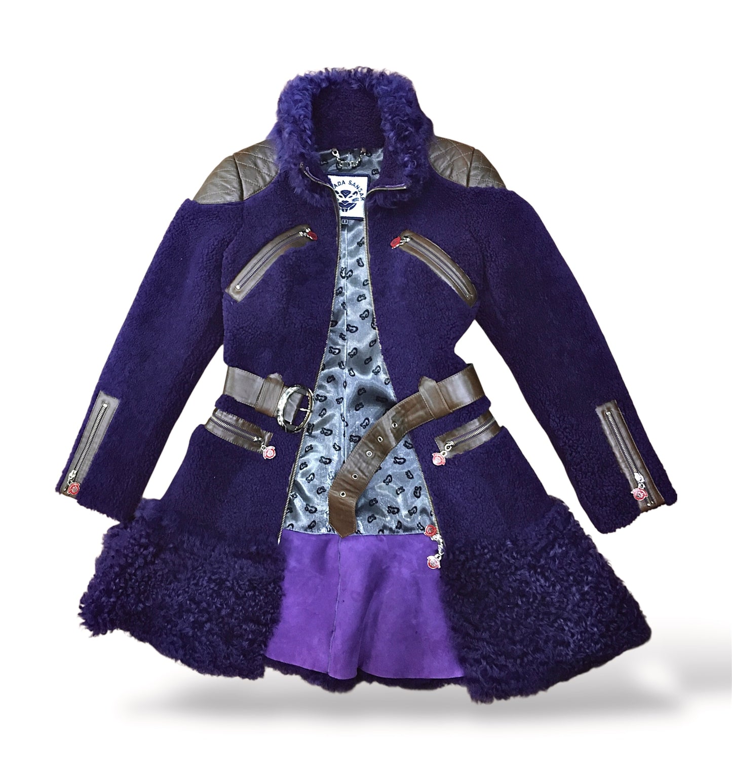 2026 New Era collection.                           The Amethyst Wave Toscana
Handcrafted Italian Lightweight Shearing Fur Coat.