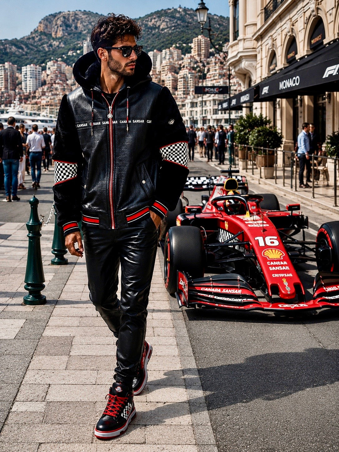 New Era Collection FW2026-27.         LIMITED EDITION CANADA SANSAR F1 ICONIC BOMBER JACKET. (Unisex)