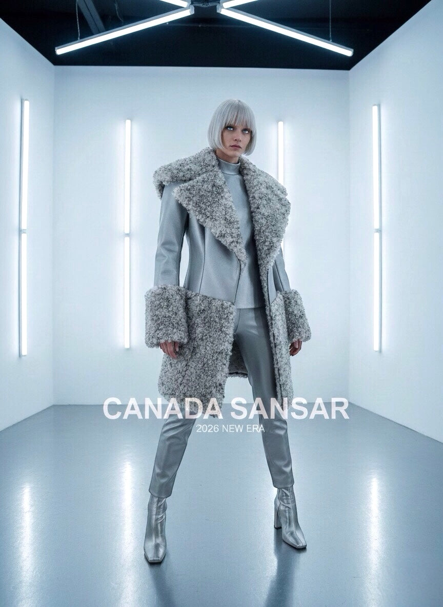 Coming Soon 2026 New Era Collection: CANADA SANSAR ICONIC LUXURY OUTERWEAR. Forged from Nature, Crafted by Hand.