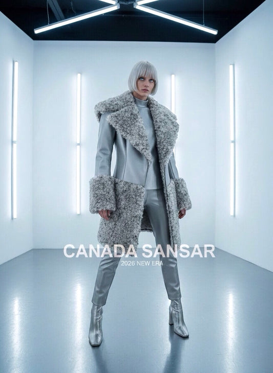 Coming Soon 2026 New Era Collection: CANADA SANSAR ICONIC LUXURY OUTERWEAR. Forged from Nature, Crafted by Hand.