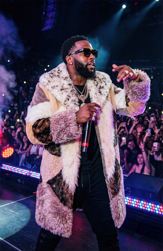 2026 NEW ERA COLLECTION Unisex Intarsia Shearling Long Coat | A CANADA SANSAR Heirloo.