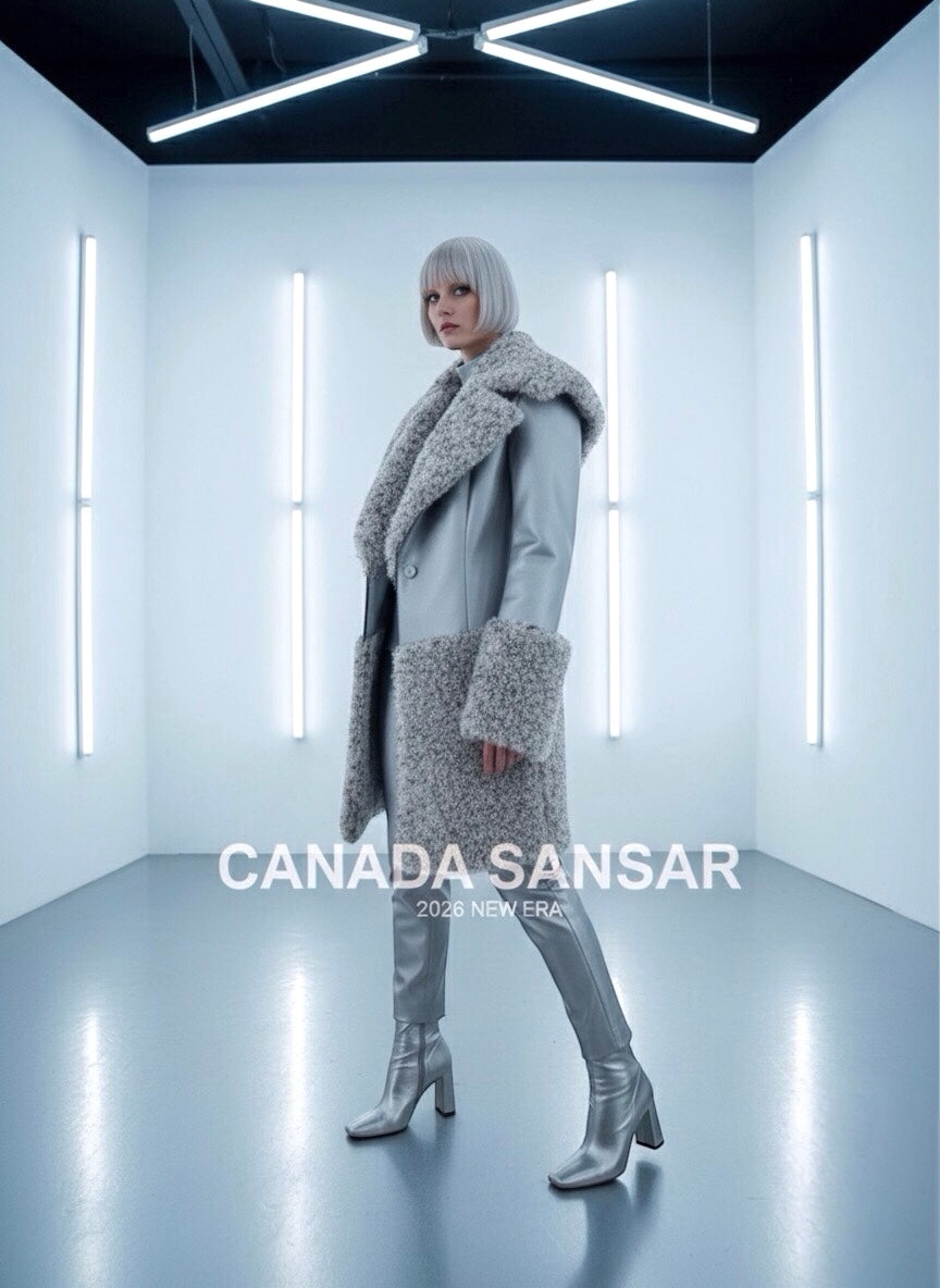 Coming Soon 2026 New Era Collection: CANADA SANSAR ICONIC LUXURY OUTERWEAR. Forged from Nature, Crafted by Hand.