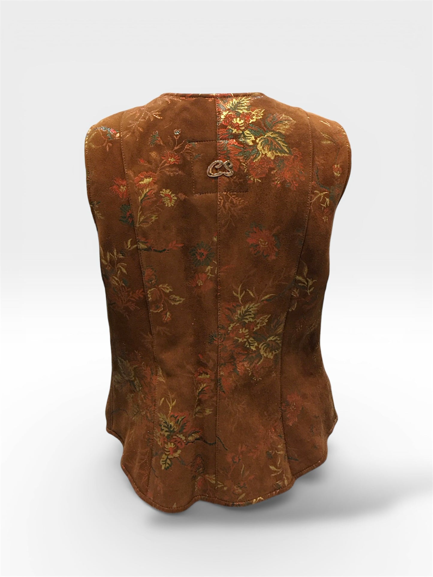 The Metallic Floral Embossed Lamb Shearling Vest
Where Heritage Craft Meets Avant-Garde Art