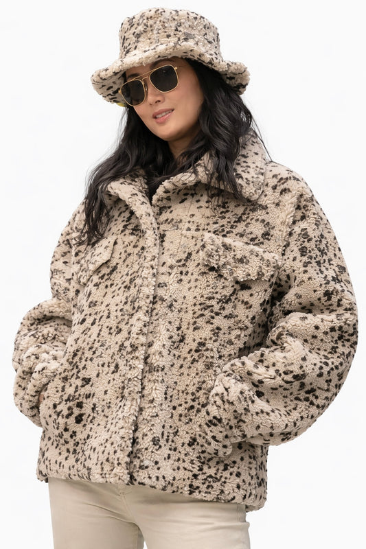 2026 New Era Collection                  Macchiato Espresso Lamb Shearling Fur Hat. (Unisex)