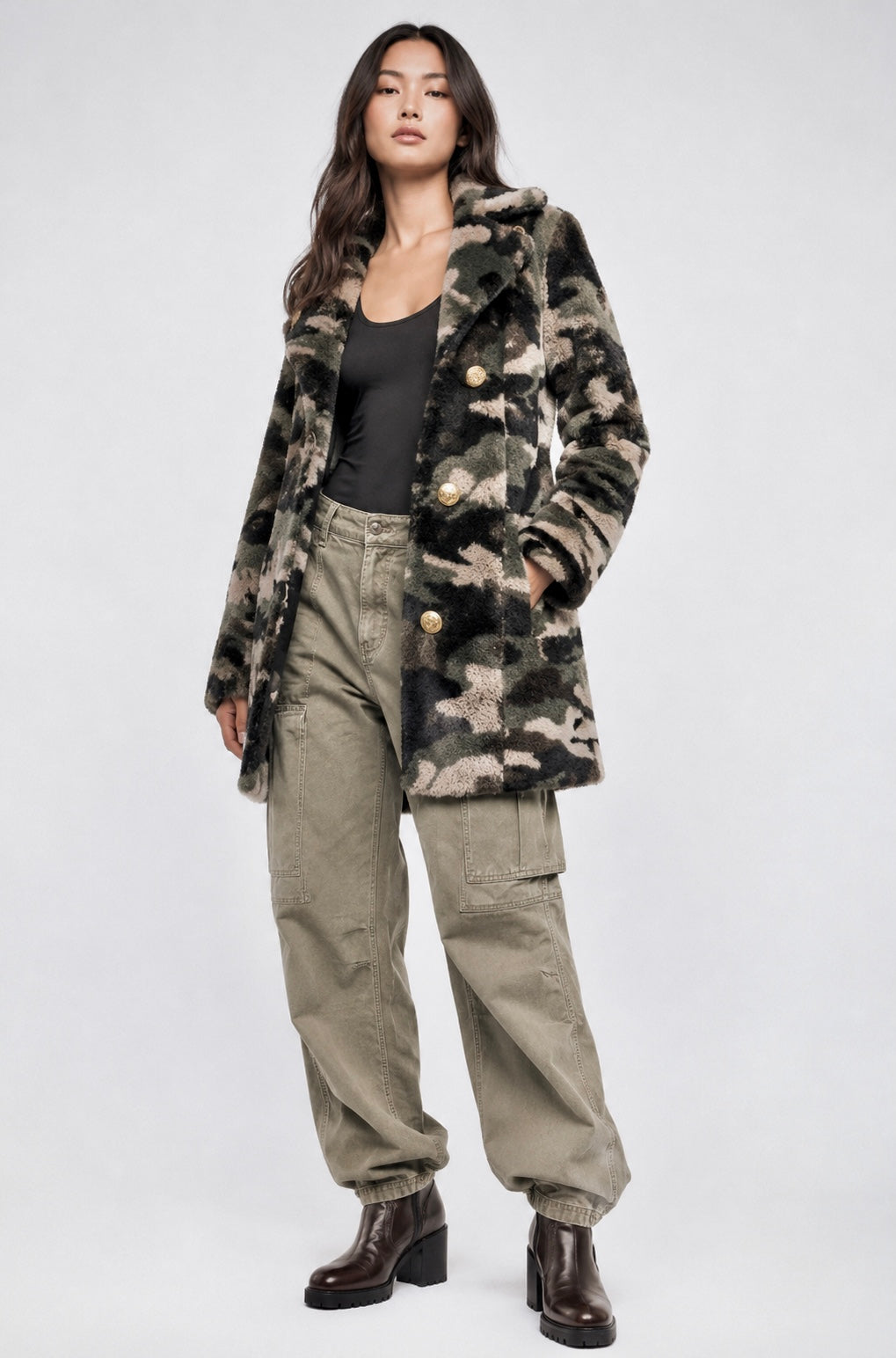 CAMO SIGNATURE SHEARLING COAT
NEW ERA COLLECTION 2026–27