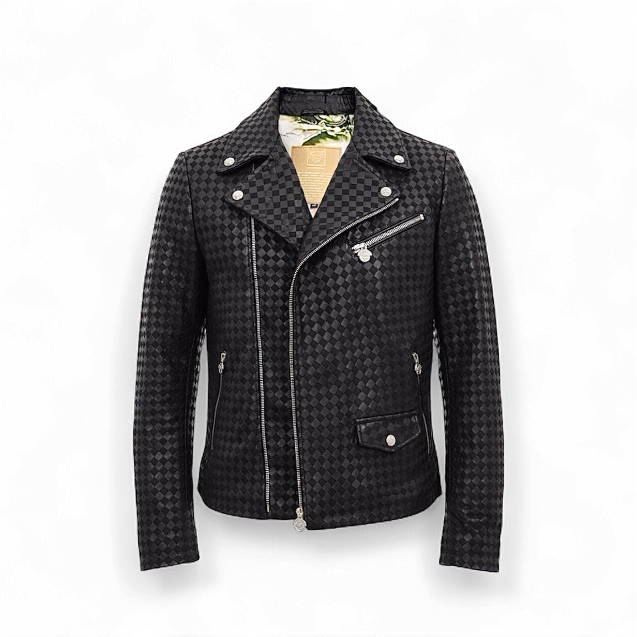 CANADA SANSAR | Limited Edition Intrecciato Lamb Leather Bicker Jacket