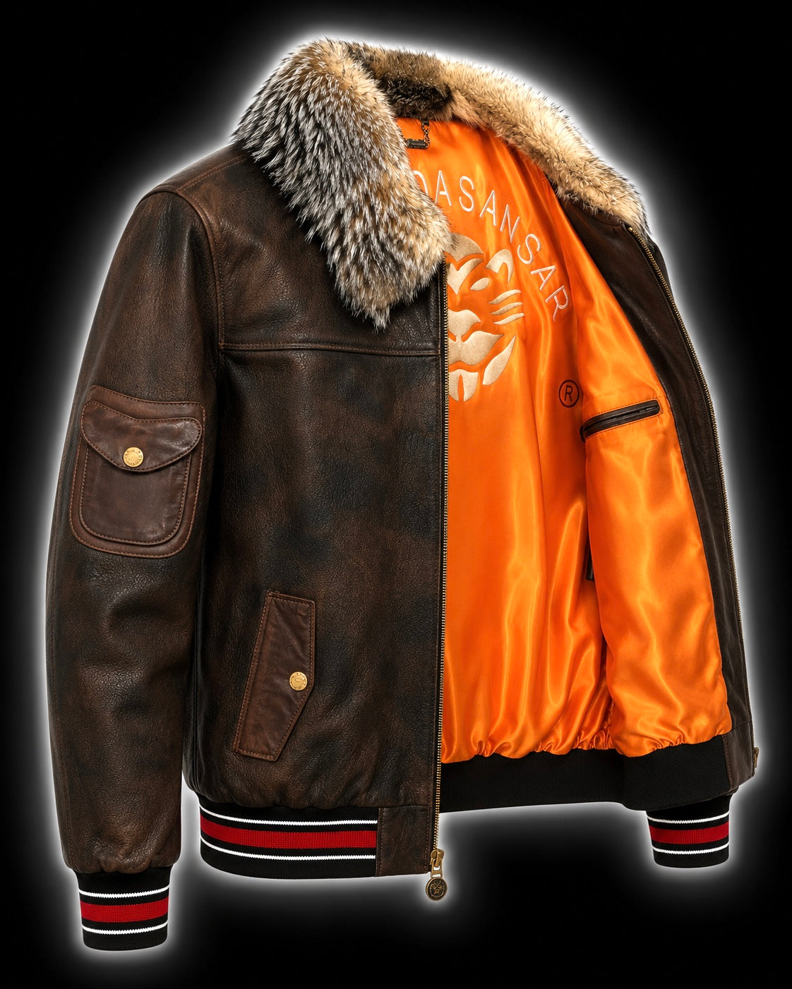 CANADA SANSAR — “Artisanal Wolf” Bomber Jacket.