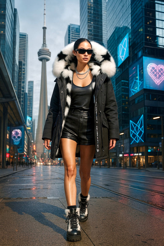 ICONIC Triple-Stars Fox Fur Parka