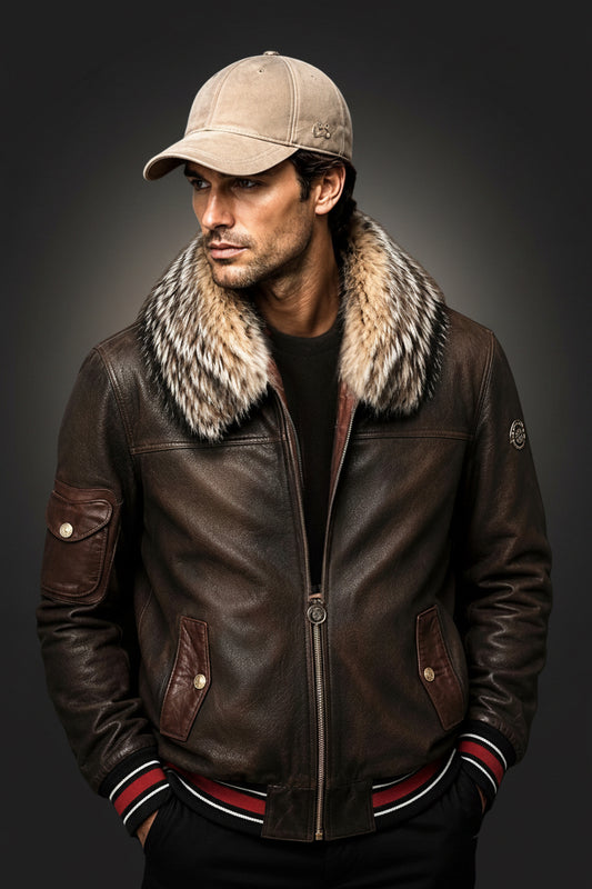 CANADA SANSAR — “Artisanal Wolf” Bomber Jacket.