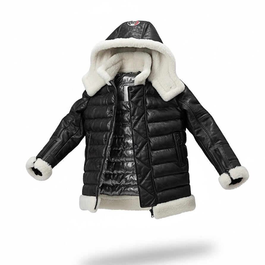 The Iconic x Luxury CANADA SANSAR CS Monogram Puffer Shearling Fur Coat.
Where Heritage Craft Meets Avant-Garde Luxury.