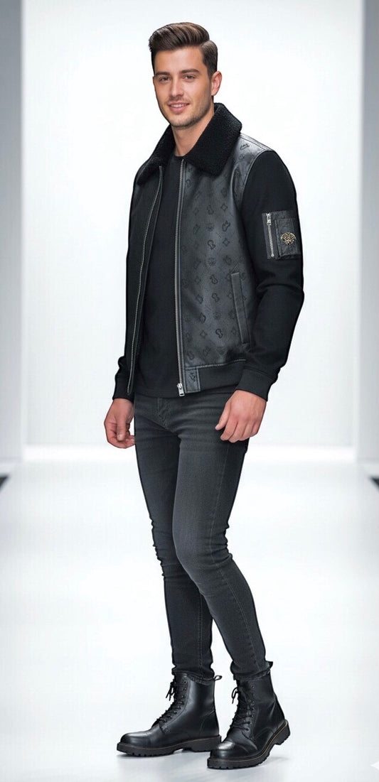 ICONIC LUXURY CS MONOGRAM LAMB LEATHER JACKET
Special Edition | Handmade in Italy