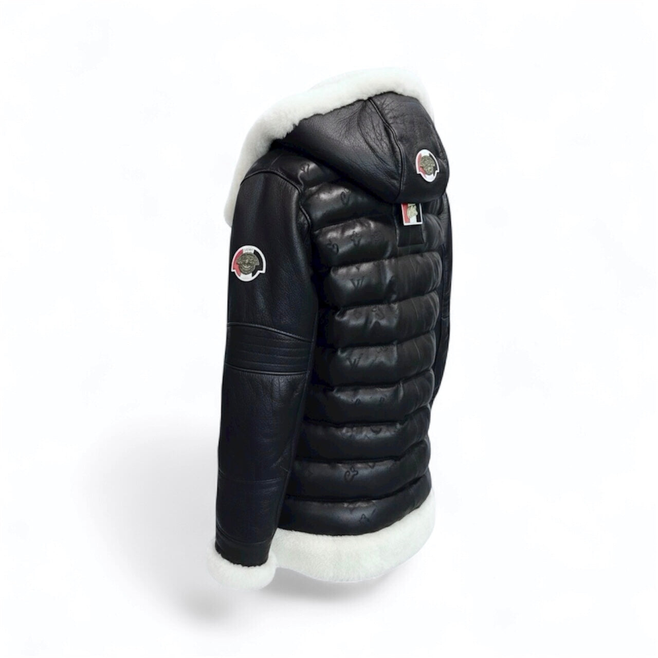 The Iconic x Luxury CANADA SANSAR CS Monogram Puffer Shearling Fur Coat.
Where Heritage Craft Meets Avant-Garde Luxury.