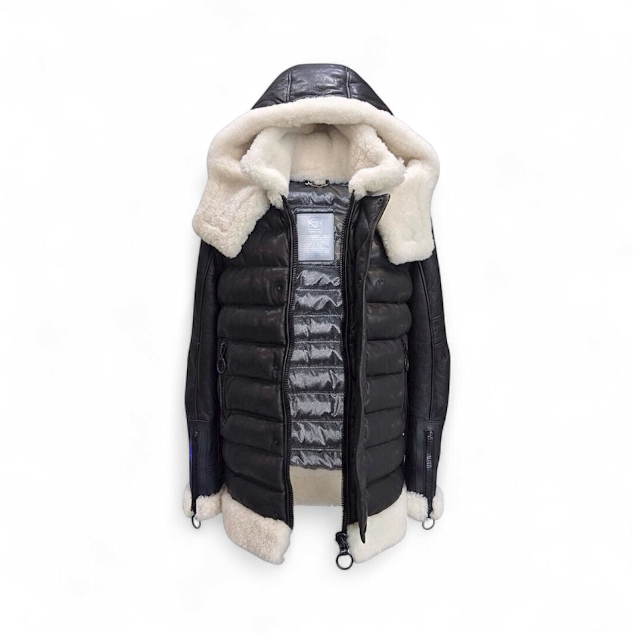 The Iconic x Luxury CANADA SANSAR CS Monogram Puffer Shearling Fur Coat.
Where Heritage Craft Meets Avant-Garde Luxury.