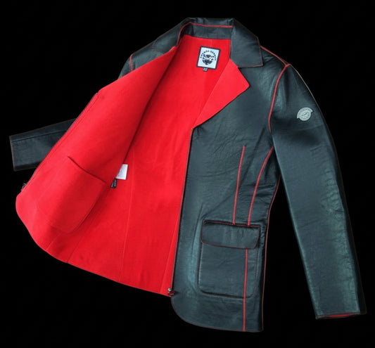 CANADA SANSAR | The Double-Face Lamb Leather & Fleece-Wool Blazer