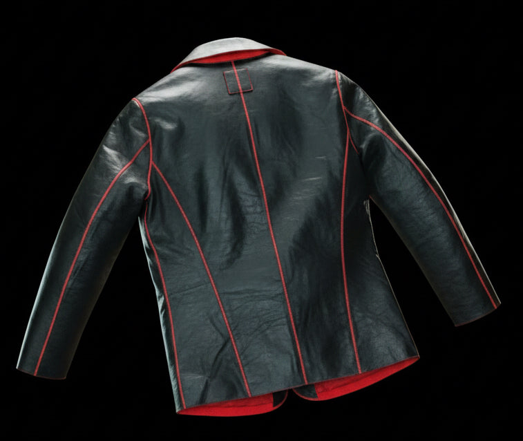 CANADA SANSAR | The Double-Face Lamb Leather & Fleece-Wool Blazer