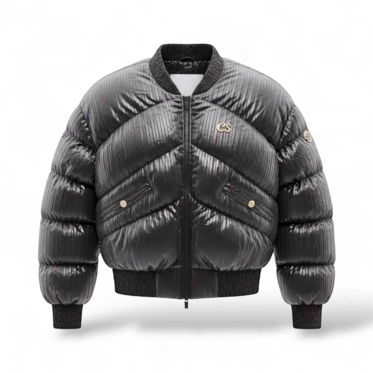 Iconic Glossy 3D Puffer: Redefining Lightweight Winter Luxury