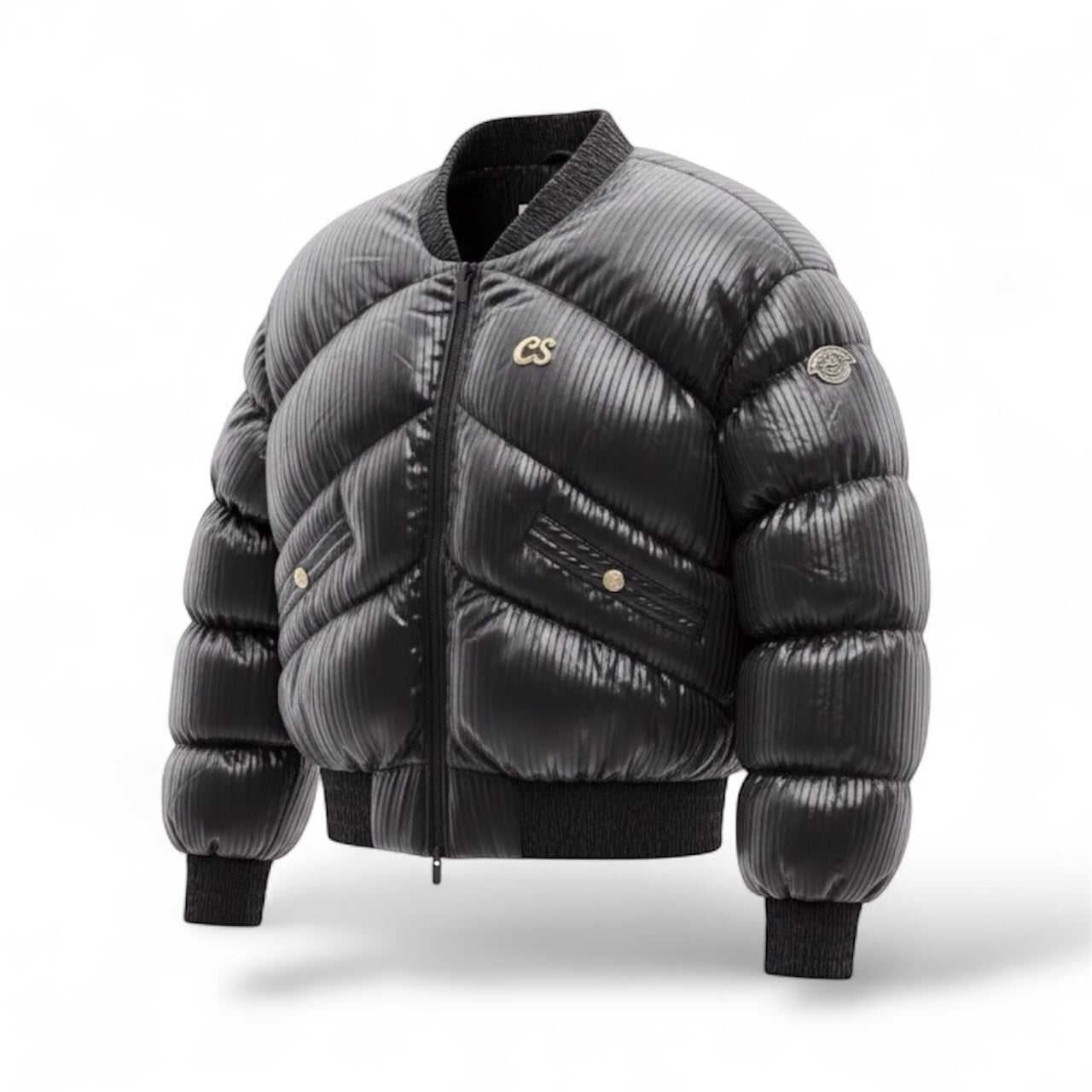 Iconic Glossy 3D Puffer: Redefining Lightweight Winter Luxury