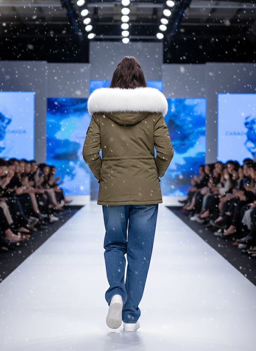 Iconic Classic Fur Parka: Masterpiece for Extreme Cold.